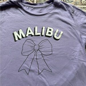 Purple Kids Shirt with Bow Design